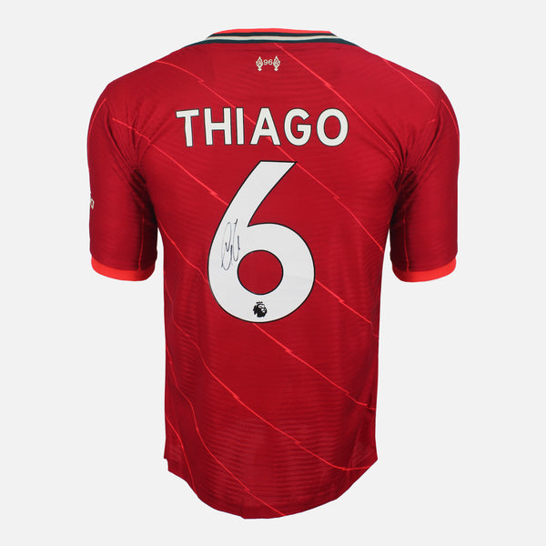 Thiago Alcantara Signed Liverpool Shirt 2021-22 Vapor Authentic [6]