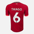 Thiago Alcântara Signed Liverpool Shirt 2021-22 Home [6]