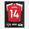 Framed Thierry Henry Signed Arsenal Shirt Home [Classic]