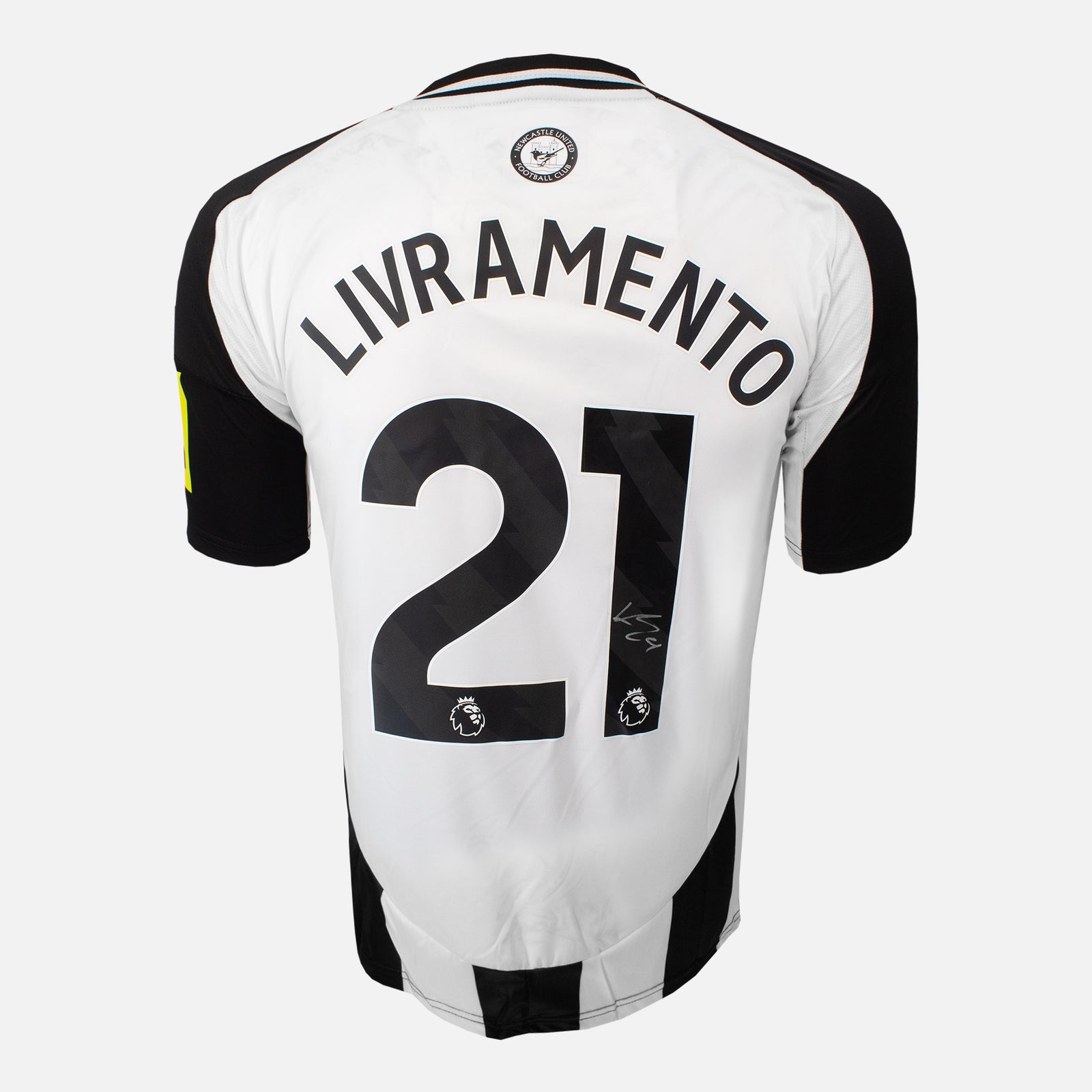 Tino Livramento Signed Newcastle United Shirt | Vault Verified