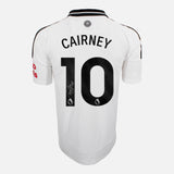 Framed Tom Cairney Signed Fulham Shirt 2024-25 Home [Classic]