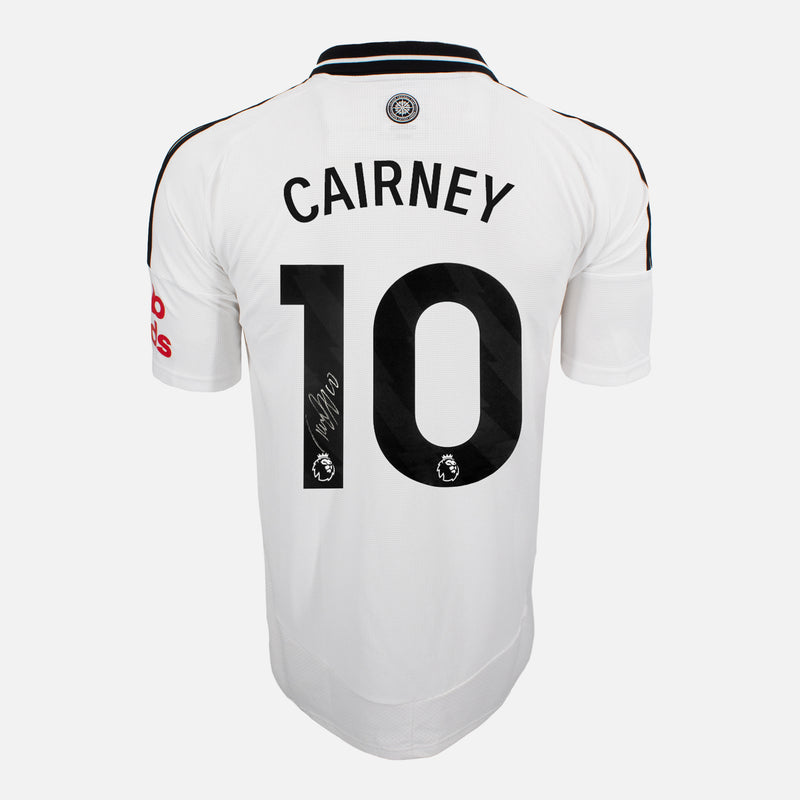 Framed Tom Cairney Signed Fulham Shirt 2024-25 Home [Classic]