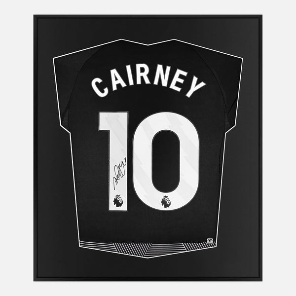Framed Tom Cairney Signed Fulham Shirt 2023-24 Third away [Mini]