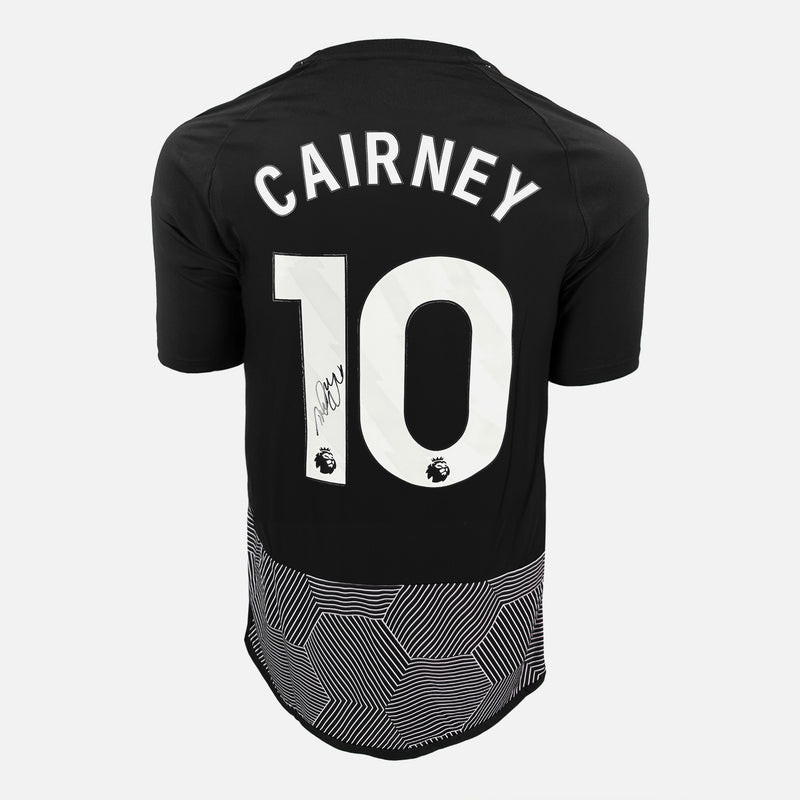 Framed Cairney Signed Fulham Shirt, Black Third away [Mini]