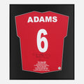 Framed Tony Adams Signed Shirt, Arsenal 6 [Lite]