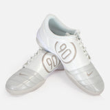 Nike Total 90 Indoor Football Boots White/Silver IC [New]