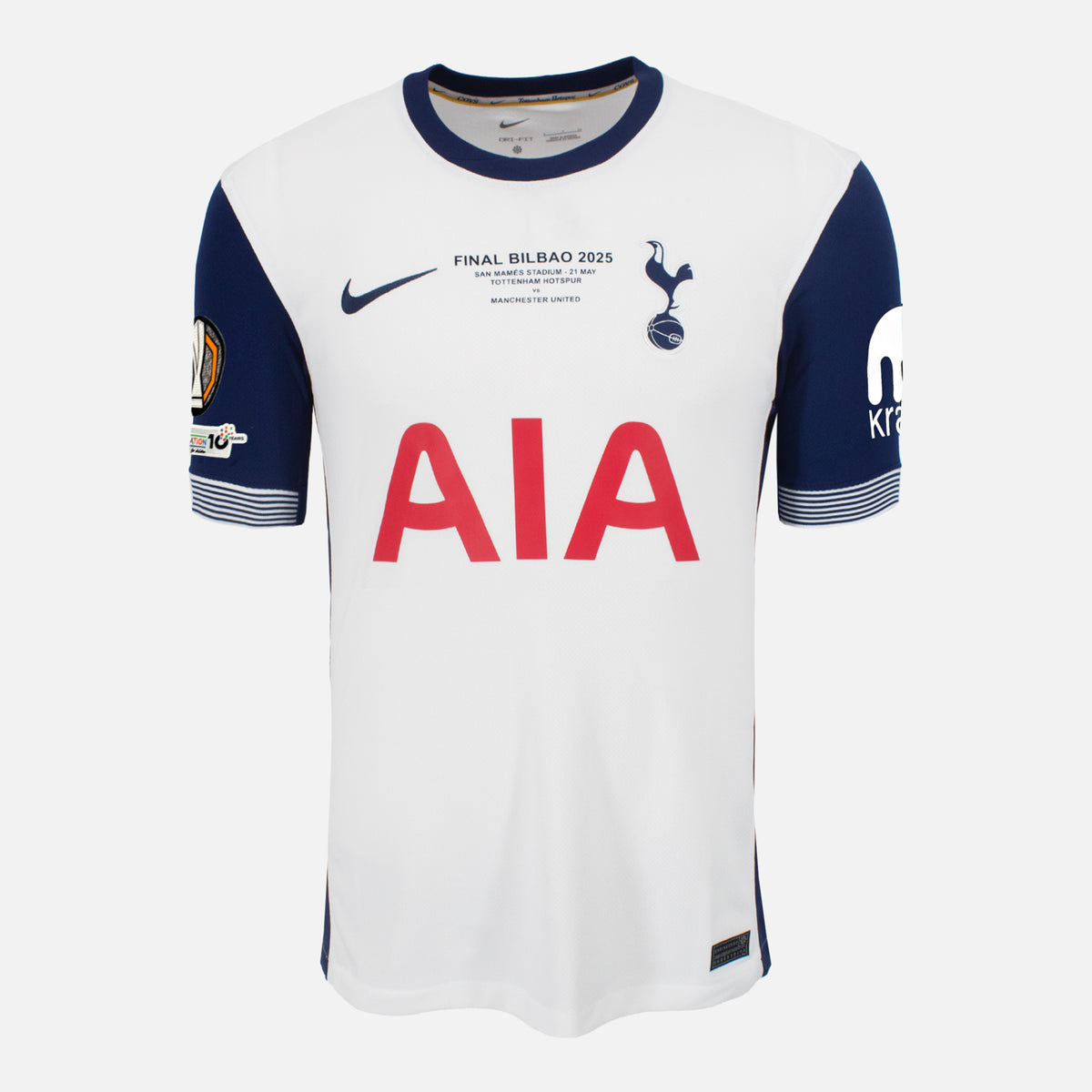 2025 Tottenham Hotspur Home Europa League Final Shirt Bilbao [New] — Original and official Tottenham Hotspur shirt, brand new with tags | The Vault
