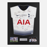 Framed Squad Signed Tottenham Hotspur Shirt 2019 CL Final [Classic]