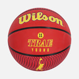 Trae Young NBA Wilson Basketball Atlanta Hawks [Red]