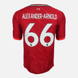 Framed Alexander-Arnold Signed Shirt, Liverpool Authentic Home [Lite]