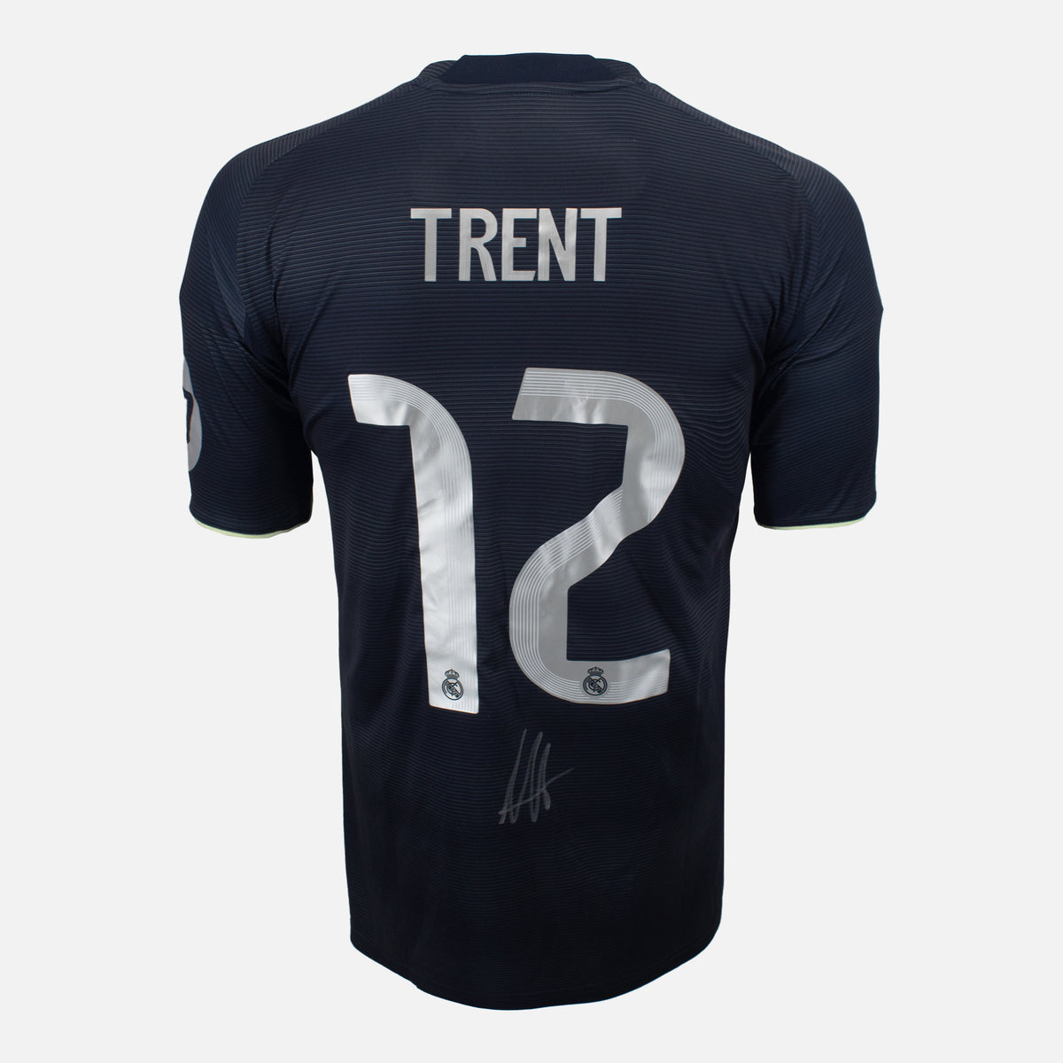 Trent Alexander-Arnold Signed Real Madrid Shirt 2024-25 Away [12] — Real Madrid signed shirt from the 2025 to 2026 season | The Vault