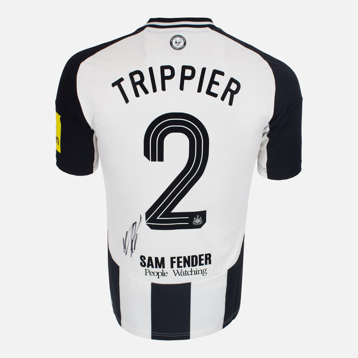 Kieran Trippier Signed Newcastle United Shirt Cup Winners 2025 [2] — Newcastle United signed shirt from the 2024 to 2025 season | The Vault