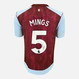 Tyrone Mings Signed Aston Villa Shirt 2023-24 Home [5]