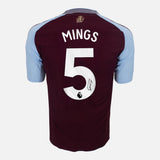 Tyrone Mings Signed Aston Villa Shirt 2024-25 Home [5]