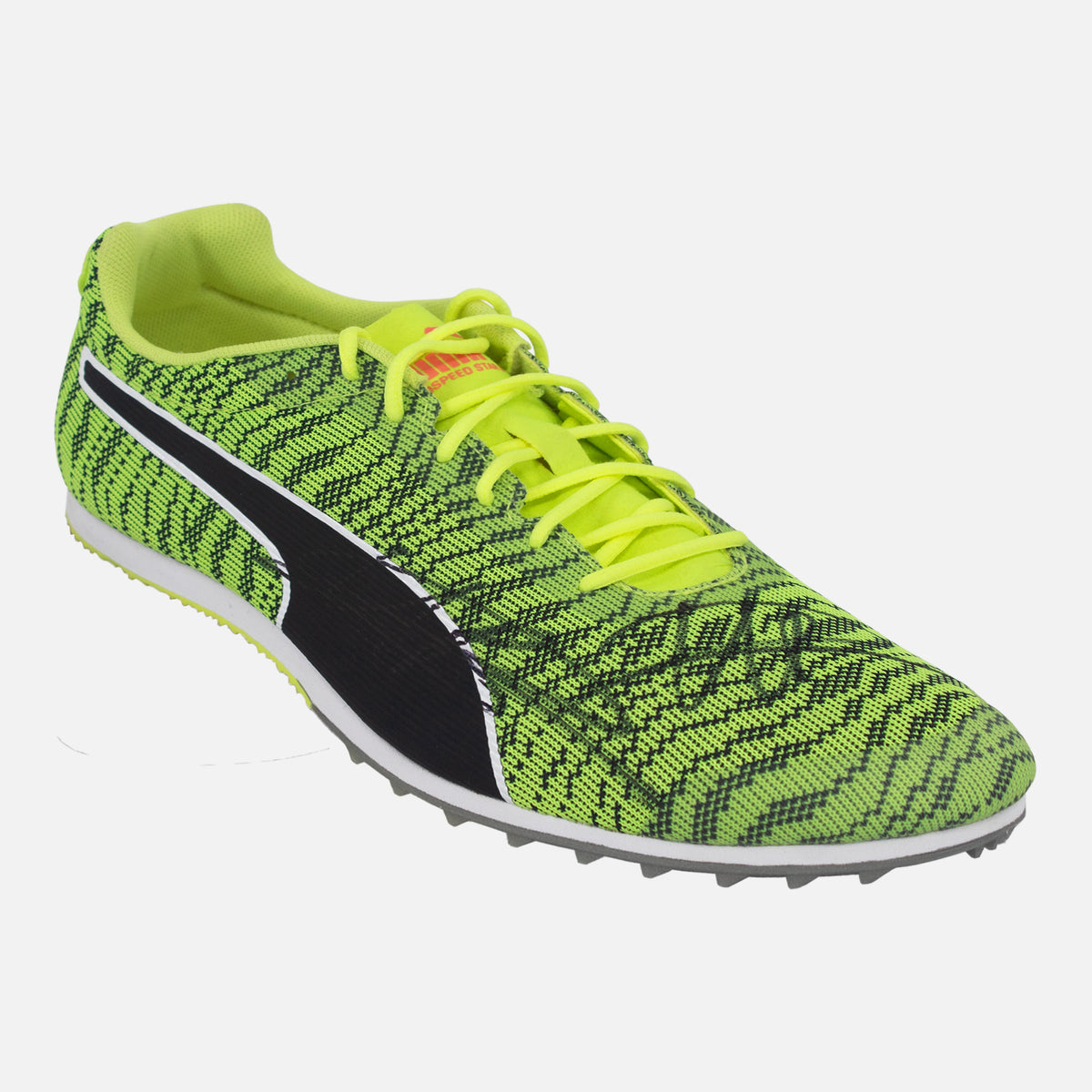 Usain Bolt Signed Running Spikes Dual Autograph [Right] — Showcase and protect your signed Bolt olympics boot | The Vault