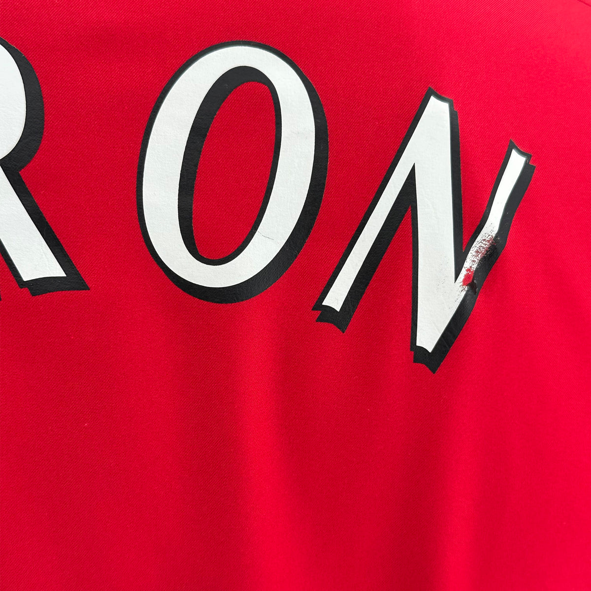 2002-04 Manchester United Home Shirt Veron 4 long sleeve [Excellent] XL — Looking after your Manchester United Home jersey | The Vault