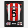 Framed Ethan Pinnock Signed Brentford Shirt 2023-25 Home [Classic]