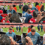 Framed Gyokeres Signed Shirt, Arsenal Away Blue [Lite]