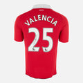 Antonio Valencia Signed Manchester United Shirt 2010-11 Home [25]
