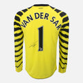 Edwin Van Der Sar Signed Manchester United Shirt 2010-11 Goalkeeper [1]