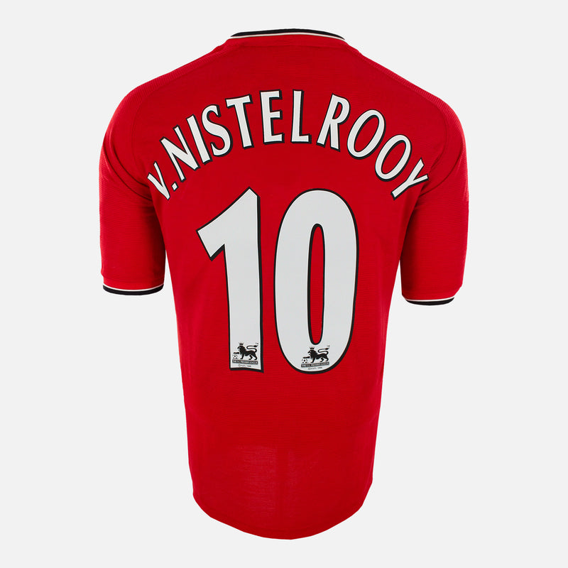 2000-02 Manchester United Home Shirt Van Nistelrooy 10 [Excellent] M