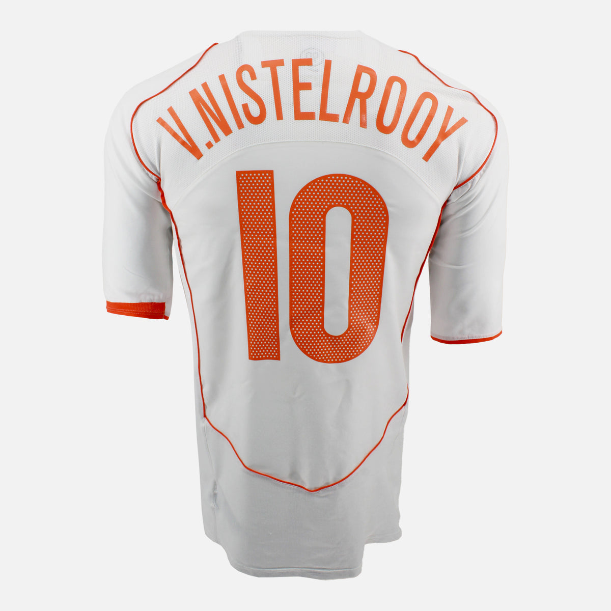 2004-06 Netherlands Away Shirt V.Nistelrooy 10 [Good] M — Verified official Netherlands shirt, condition graded | The Vault