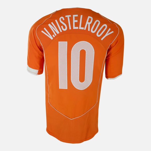 Van Nistelrooy Netherlands Home Shirt Orange Holland Kit