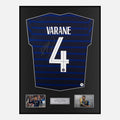 Framed Raphael Varane Signed France Shirt Home 2020-21 [Classic]