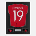 Framed Raphael Varane Signed Manchester United Shirt Home 2022-23 [Classic]
