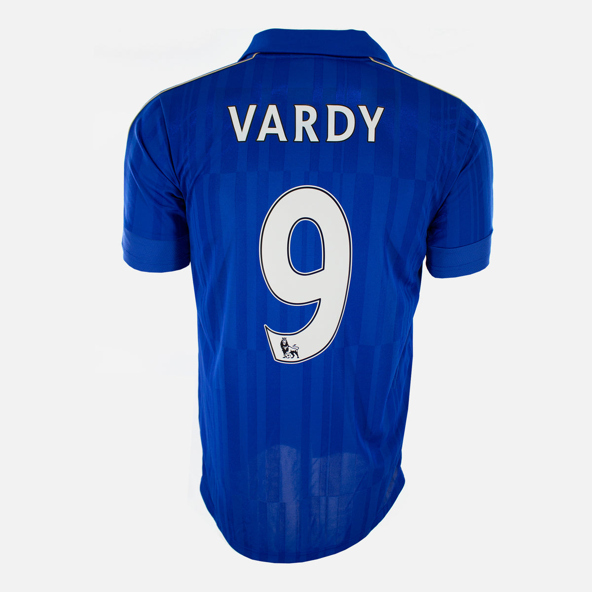2016-17 Leicester City Home Shirt Vardy 9 [Perfect] S — Verified official Leicester City shirt, condition graded | The Vault