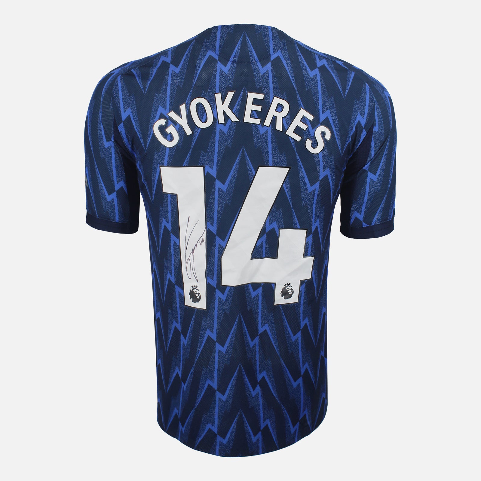 Viktor Gyokeres Signed Arsenal Shirt 2025-26 Away Authentic [14]