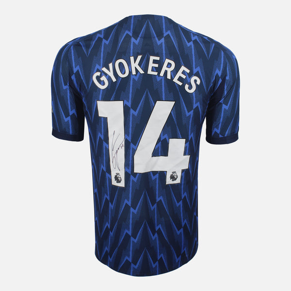 Viktor Gyokeres Signed Arsenal Shirt 2025-26 Away Authentic [14]
