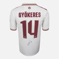Viktor Gyokeres Signed Arsenal Shirt 2025-26 Third away [14]