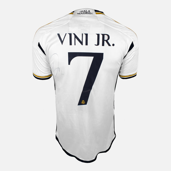 Vinicius Junior Signed Real Madrid Shirt 2023-24 Home [7]