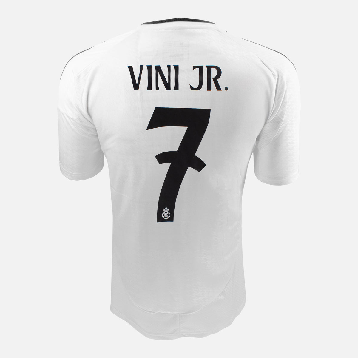 2024-25 Real Madrid Home Shirt Vinicius Junior 7 [New] L — Original and official Real Madrid shirt, brand new with tags | The Vault