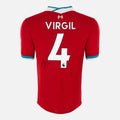 Virgil van Dijk Signed Liverpool Shirt 2020-21 Home [4]