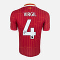 Virgil Van Dijk Signed Liverpool Shirt 2024-25 Home [4]