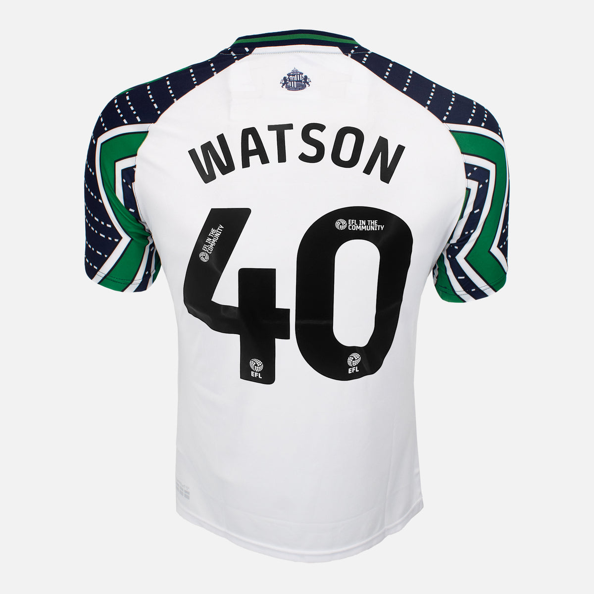 2025 Sunderland Away Shirt Play-Off Final Watson 40 [New] S — Original and official Sunderland shirt, brand new with tags | The Vault