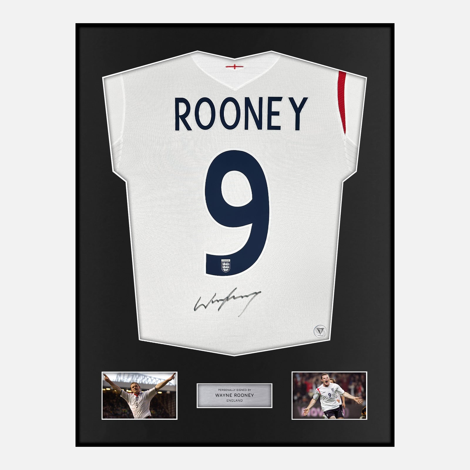 Framed Wayne Rooney Signed England Shirt | Classic