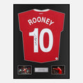 Framed Wayne Rooney Signed Manchester United Shirt 2010-11 [Classic]