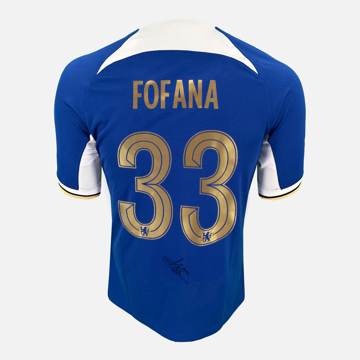 Wesley Fofana Signed Chelsea Shirt 2023-24 Home [33] — Chelsea signed shirt from the 2023 to 2024 season | The Vault