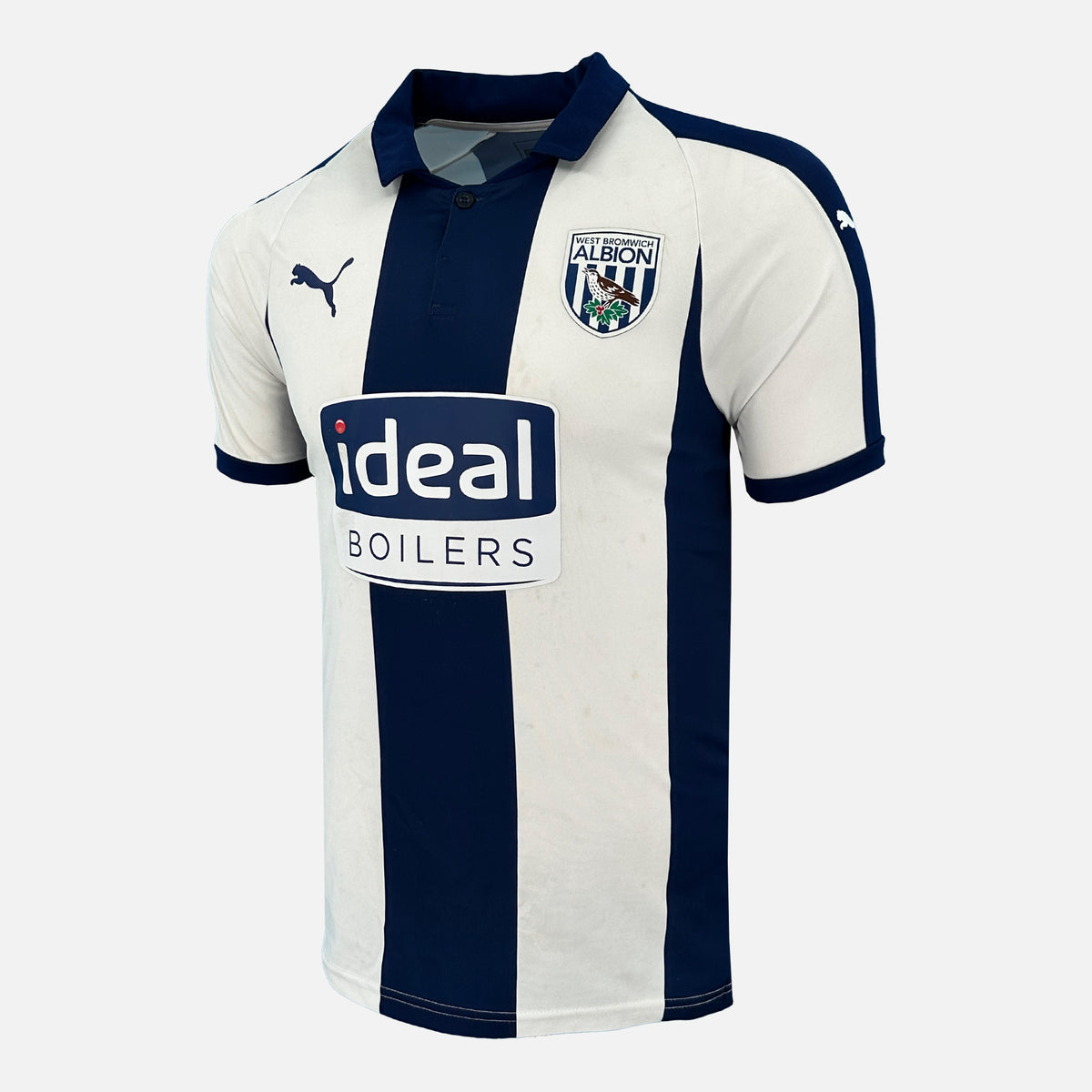 2018-19 West Brom Home Shirt [Excellent] S — Verified official West Brom shirt, condition graded | The Vault
