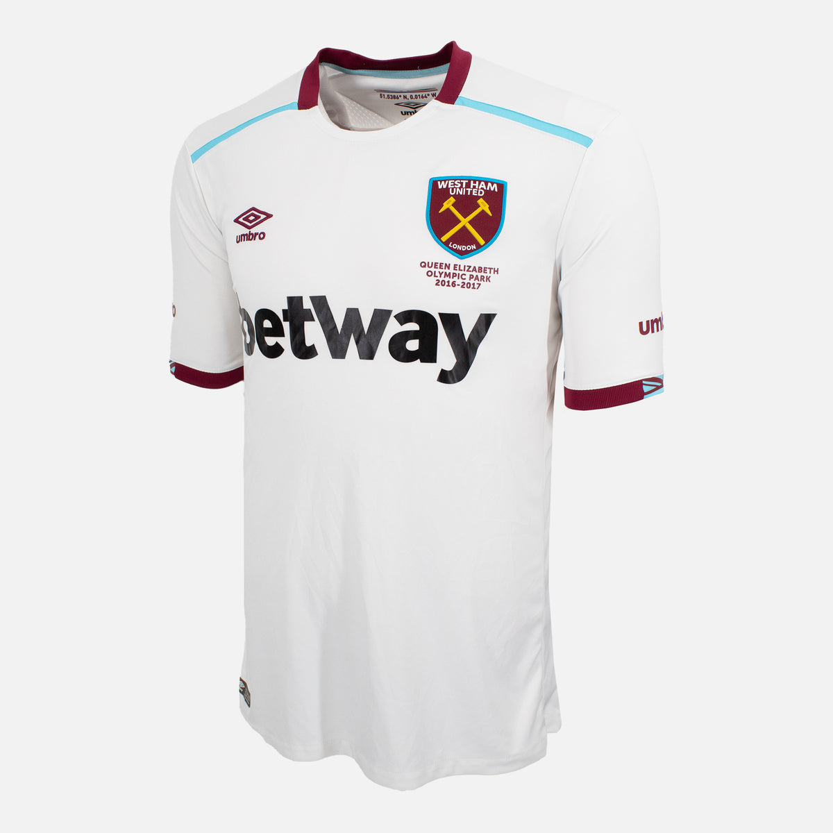 2016-17 West Ham Away Shirt [Perfect] L — Original West Ham United away football shirt from the 2016-17 season | The Vault