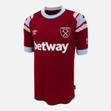 Kurt Zouma Signed West Ham United Shirt 2022-23 Home [4]