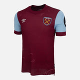 2023-24 West Ham Home Shirt UCL Badges [New] S