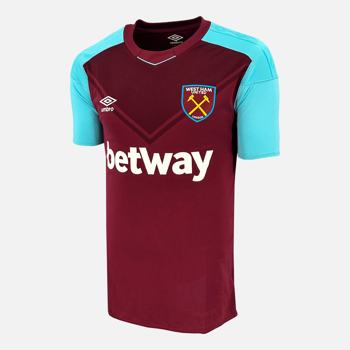 2017-18 West Ham Home Shirt [Perfect] — Verified official West Ham United shirt, condition graded | The Vault