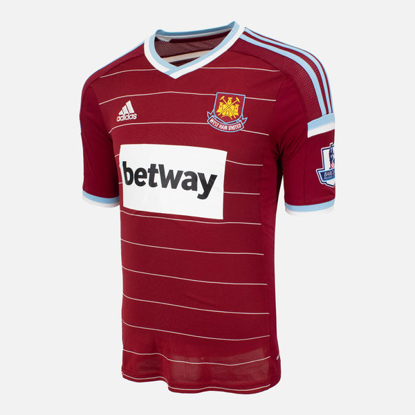 2014-15 West Ham Home Shirt PL Badges [Excellent] S