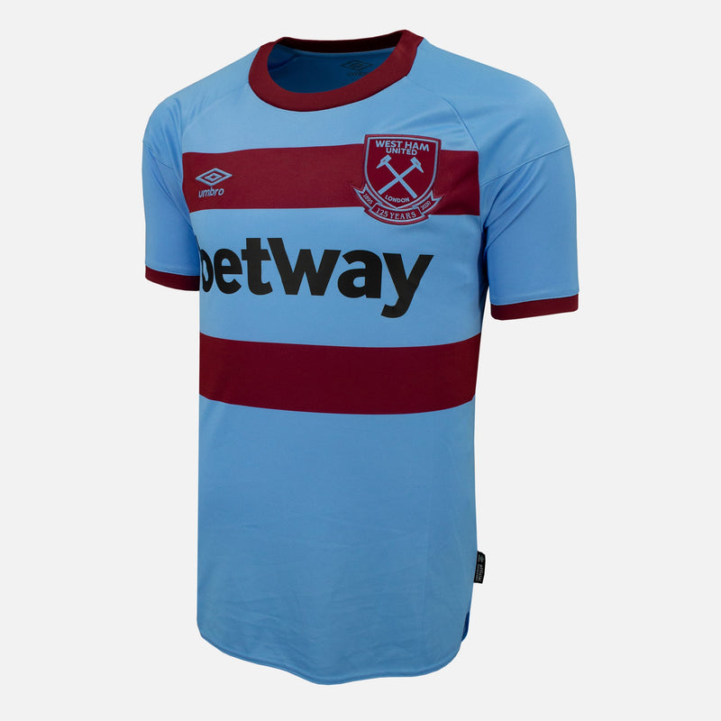 Maxwel Cornet Signed West Ham United Shirt 2020-21 Away [14]