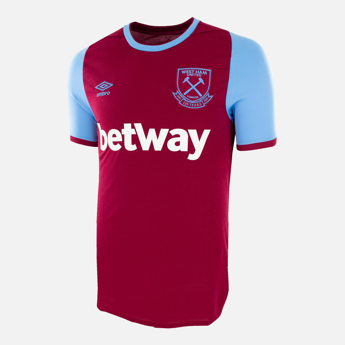 2020-21 West Ham Home Shirt [Excellent] S — Verified official West Ham United shirt, condition graded | The Vault