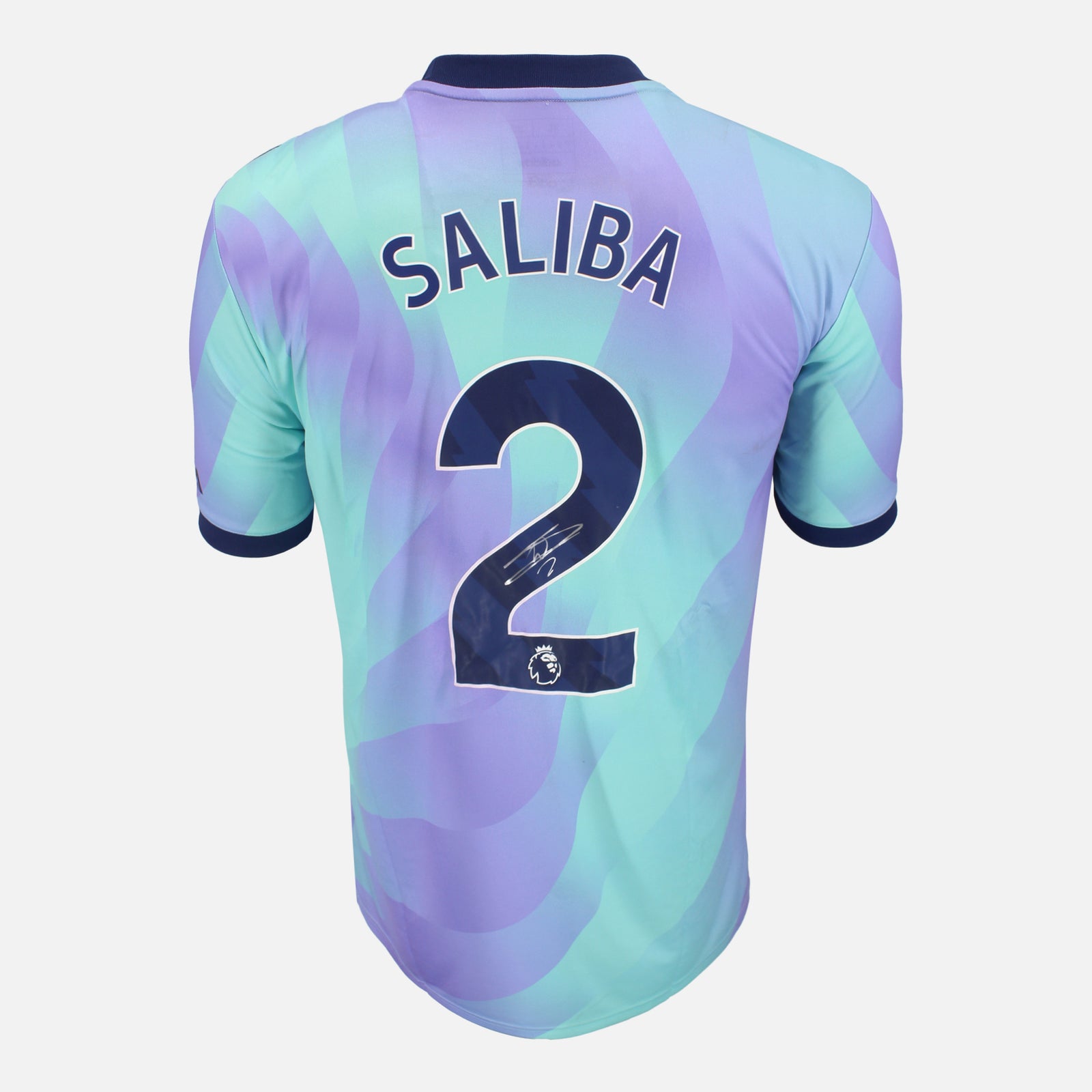 William Saliba Signed Arsenal Shirt 2024-25 Third away | Vault